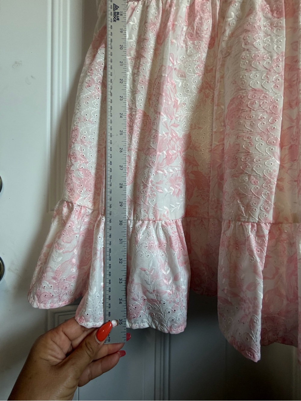 Altar'd State Pink Printed Mini Sundress with Ruffle Straps - Picture 9 of 9
